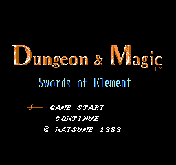 Dungeon & Magic - Swords of Element