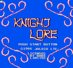 Knight Lore (Majou no Ookami Otoko)