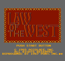 Law of The West