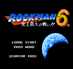 Rockman 6 - Shijou Saidai no Tatakai!!