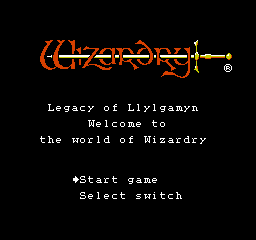 Wizardry - Legacy of Llylgamyn The Third Scenario