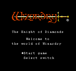 Wizardry - The Knight of Diamonds (The 2nd Scenario)