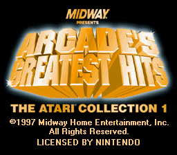 Arcade's Greatest Hits - The Atari Collection 1