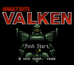 Assault Suits Valken (SNES) Super Nintendo Game by Masiya (NCS 