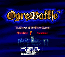 Densetsu no Ogre Battle - The March of the Black Queen