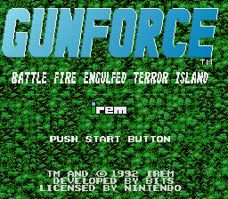 Gunforce - Battle Fire Engulfed Terror Island