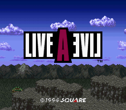 Live A Live (SNES) Super Nintendo Game by Square