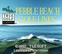 New 3D Golf Simulation - Pebble Beach no Hatou