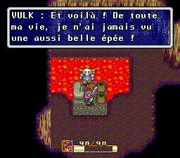 Vulk: Et violà! De toute ma vie, je n' ai jamais vu une aussi belle épée!