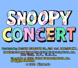 Snoopy Concert