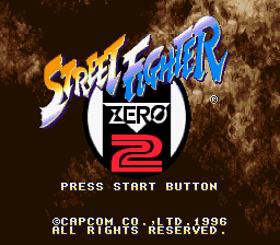 Street Fighter Zero 2 Snes Super Nintendo Game By Capcom Nintendo Superfamicom Org