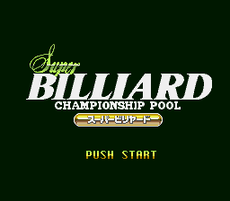 Super Billiard Championship Pool