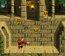 Donkey Kong playing a mini game.