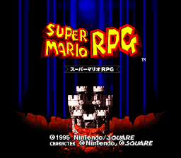 Super Mario RPG™<br/>
スーパーマリオRPG<br/>
©1995 Nintendo / Square<br/>
Character ©Nintendo, ©Square