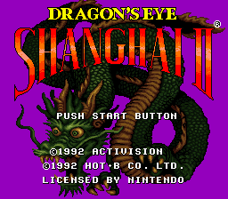 Super Shanghai - Dragon's Eye