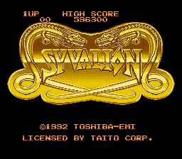 Syvalion (SNES) Super Nintendo Game by Toshiba EMI / Taito