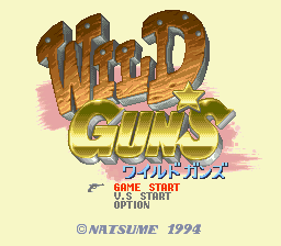 Wild Guns (SNES) Super Nintendo Game by Natsume | superfamicom.org