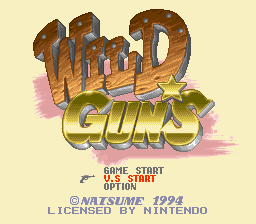 Wild Guns (SNES) Super Nintendo Game by Natsume | superfamicom.org
